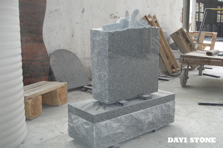 Grey Granite Headstone & Tombstone & Monument - Dayi Stone